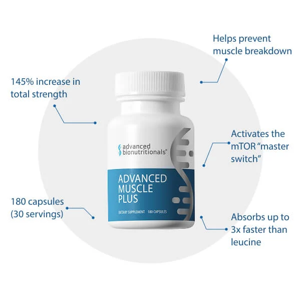 Advanced Muscle Plus™ – Build lean muscle, enhance strength, and accelerate recovery.